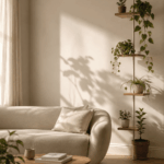Plant Wall Ideas for Living Room Small Space with renter-friendly vertical plants